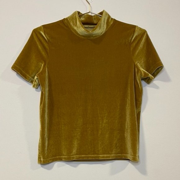 Madewell Velvet Mockneck Top - Picture 4 of 7